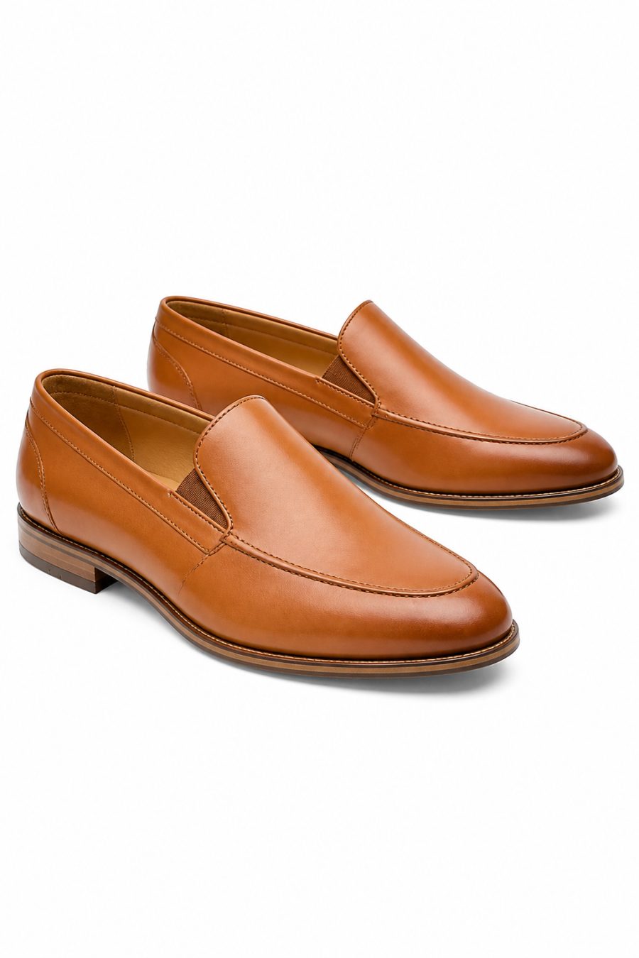 Leather slip-on